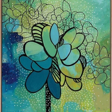 Sea of Succulents II Canvas Art Print