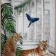 Big Cat Club Canvas Art Print