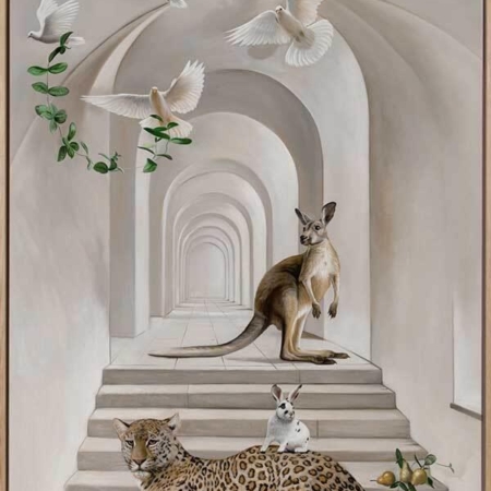 Menagerie Canvas Art Print