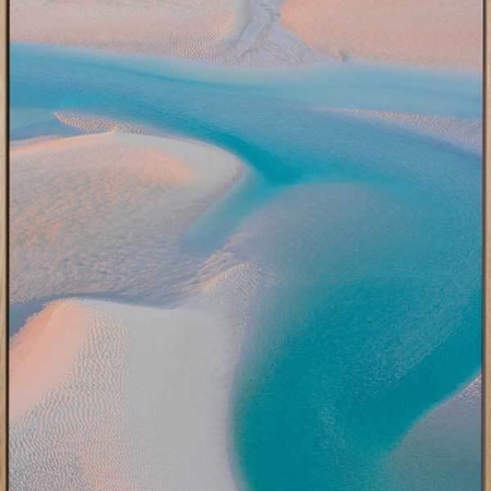 Tahitian Blue Canvas Art Print