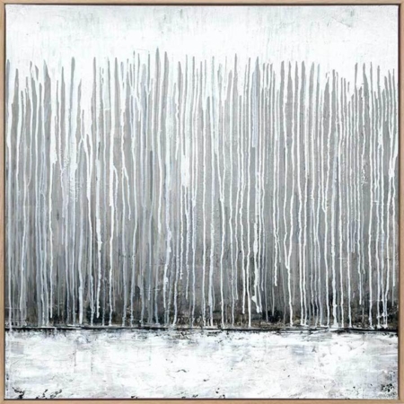 Silver Fog Canvas Art Print