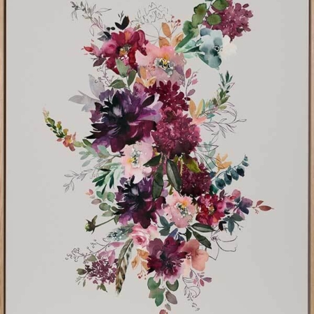 Decoupage I Canvas Art Print