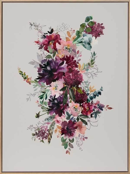 Decoupage I Canvas Art Print