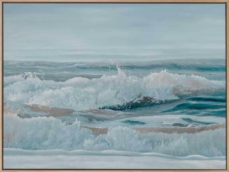 Pebbly Beach Canvas Art Print