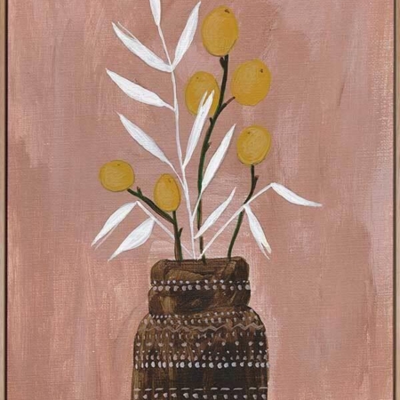 Teacup Topiary I Canvas Art Print