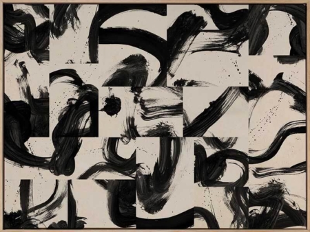 Pompeii Black Canvas Art Print