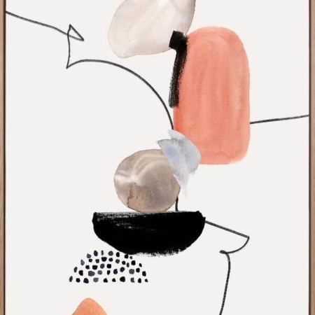 Down the Line II Canvas Art Print