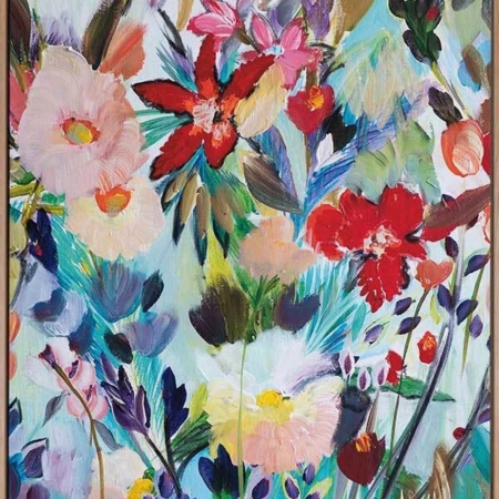 Wildflower Wandering Canvas Art Print