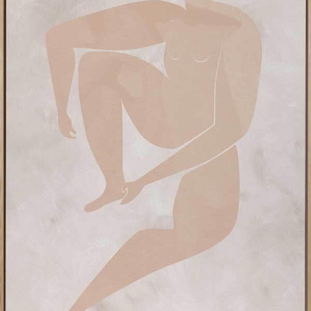 Amelie Cut-Out I Canvas Art Print