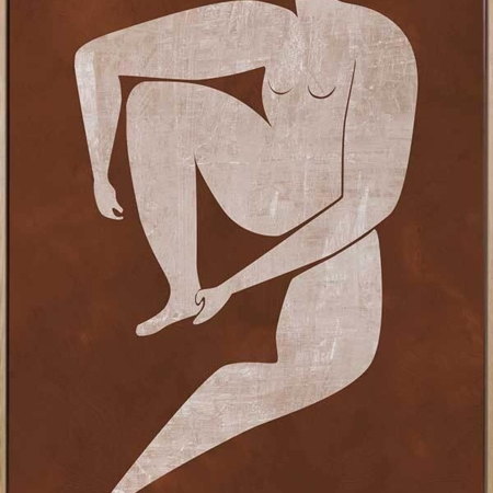 Caroline Cut-Out I Canvas Art Print