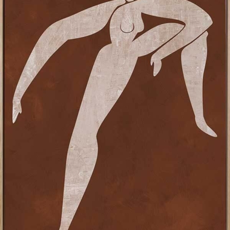 Caroline Cut-Out II Canvas Art Print