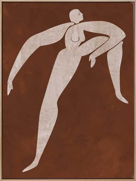 Caroline Cut-Out II Canvas Art Print