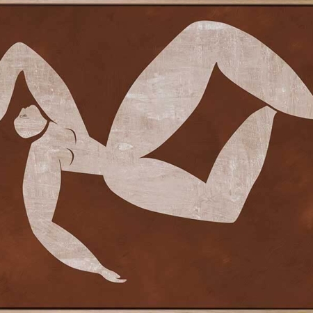 Caroline Cut-Out III Canvas Art Print