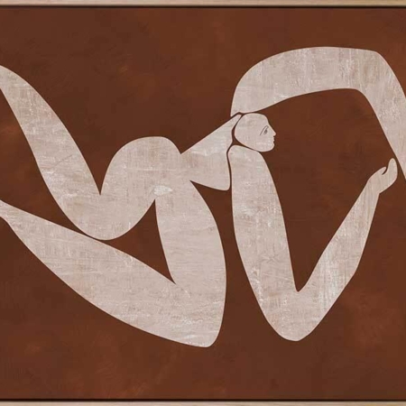 Caroline Cut-Out IV Canvas Art Print