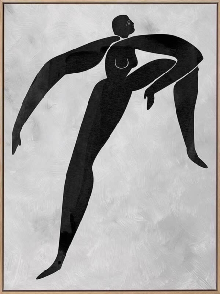 Lydia Cut-Out II Canvas Art Print