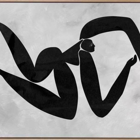 Lydia Cut-Out IV Canvas Art Print