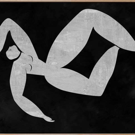 Monique Cut-Out III Canvas Art Print