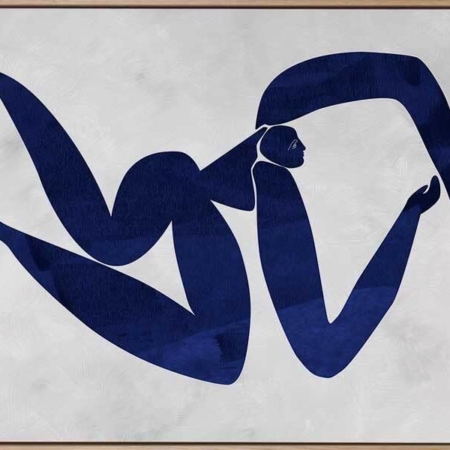 Gertrude Cut-Out IV Canvas Art Print