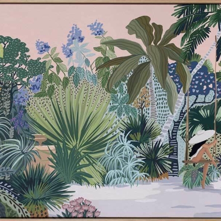 Jungalow June Canvas Art Print