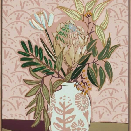 Protea Posy Canvas Art Print