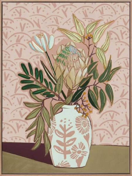 Protea Posy Canvas Art Print