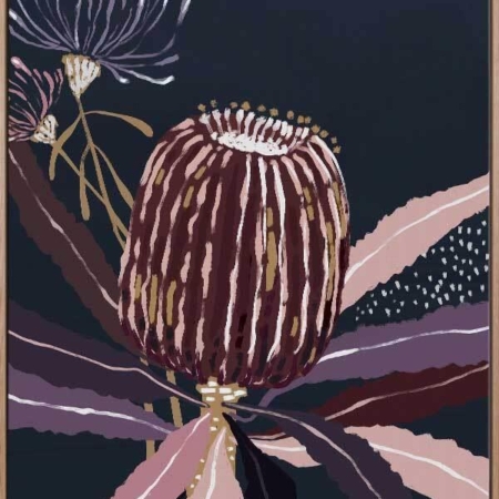Blackberry Banksia Canvas Art Print