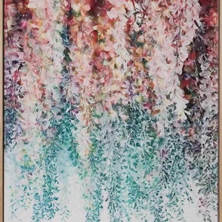 Wisteria Lane I Canvas Art Print