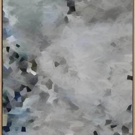 Silver Moon Canvas Art Print