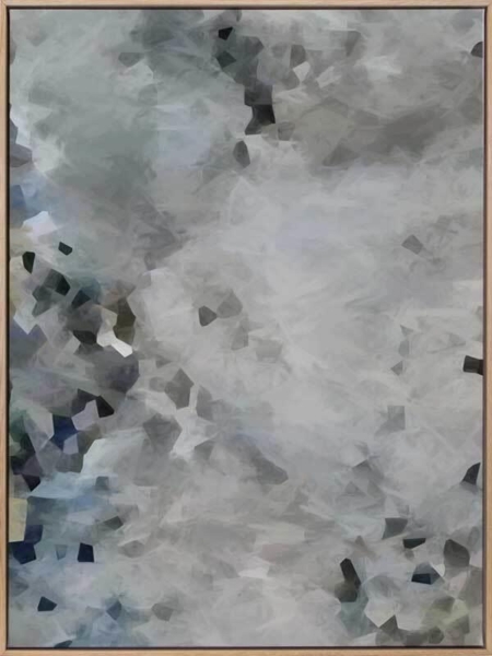 Silver Moon Canvas Art Print