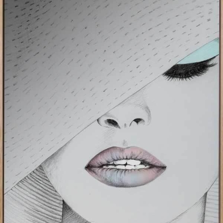 Urbane Silver Canvas Art Print