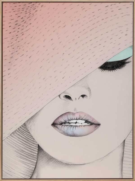 Urbane Blush Canvas Art Print