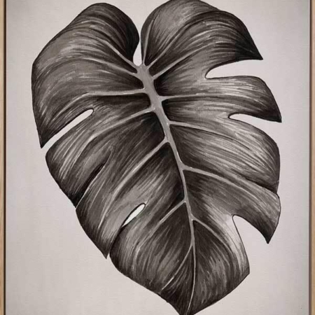 Verdure I Sepia Canvas Art Print