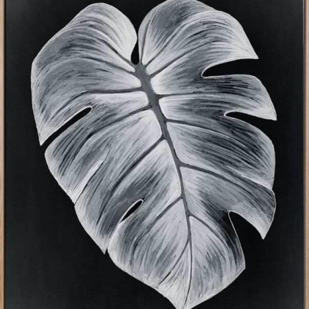 Verdure I Midnight Canvas Art Print