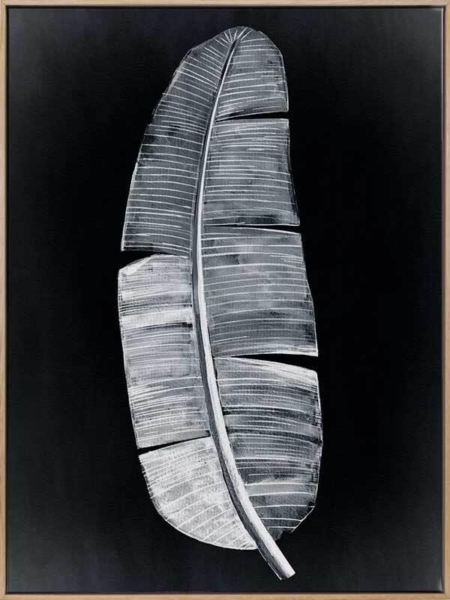 Verdure II Midnight Canvas Art Print