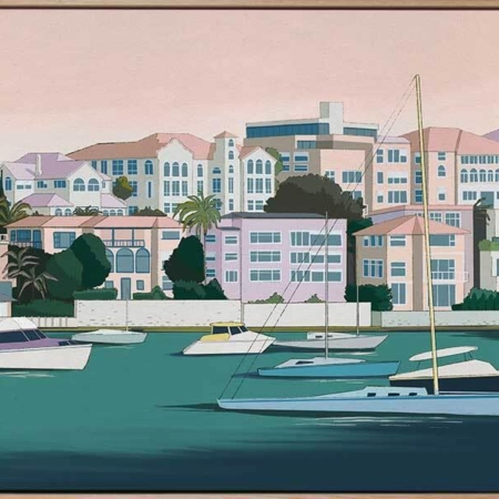 Yacht Club Canvas Art Print
