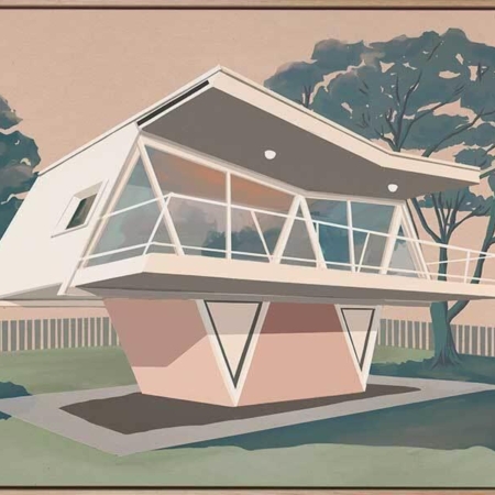 Futura House Canvas Art Print