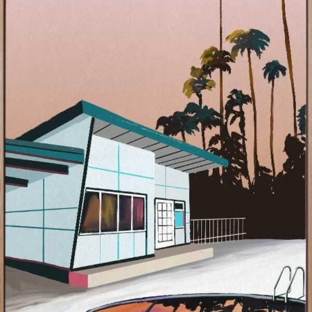 Sunset Drive Canvas Art Print