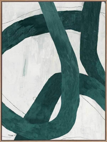 Jade Coil I Canvas Art Print