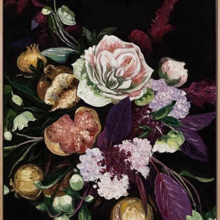 Fruit and Flowers Canvas Art Print