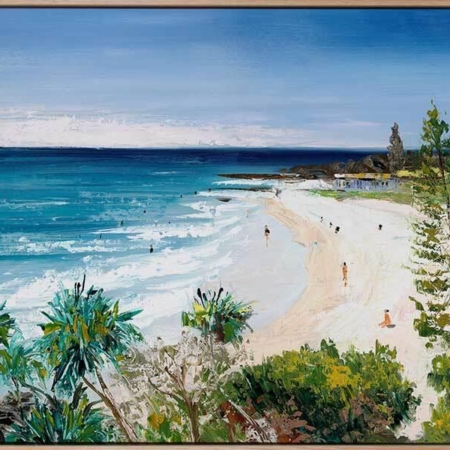 The Bay Canvas Art Print