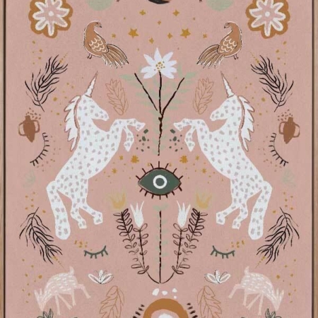 Unicorn Dreaming Canvas Art Print