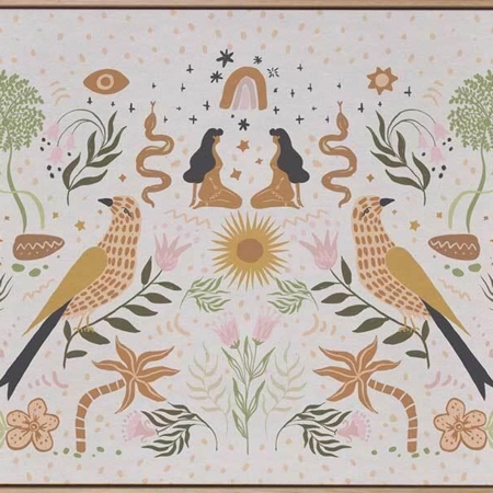 Songbird Salutations Canvas Art Print