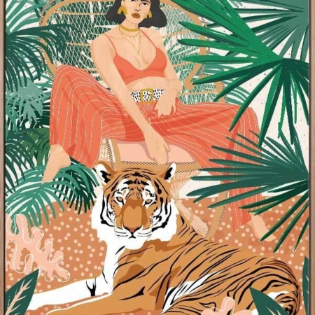 Easy Tiger Canvas Art Print