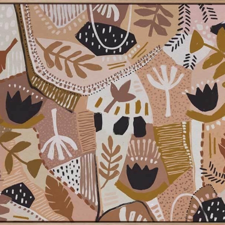 Patchwork Proteas Canvas Art Print