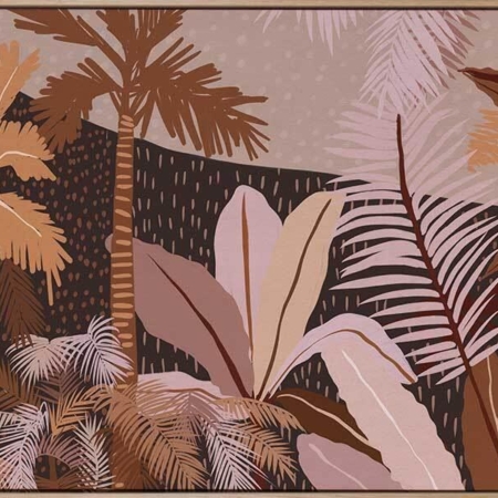 Dark Tropics Canvas Art Print