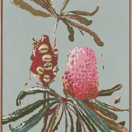 Sage Banksia Canvas Art Print