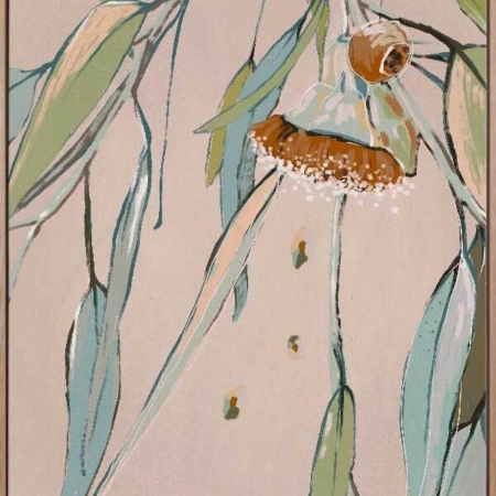 Neutral Flowering Gum I Canvas Art Print