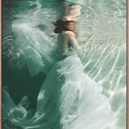 The Underwater Ball Canvas Art Print