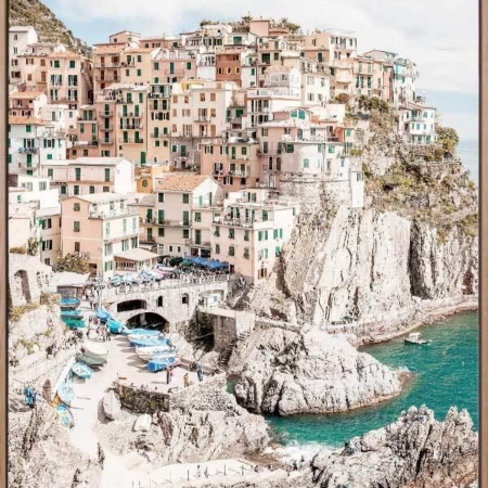 Cliffs of Cinque Terre Canvas Art Print