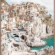Cliffs of Cinque Terre Canvas Art Print